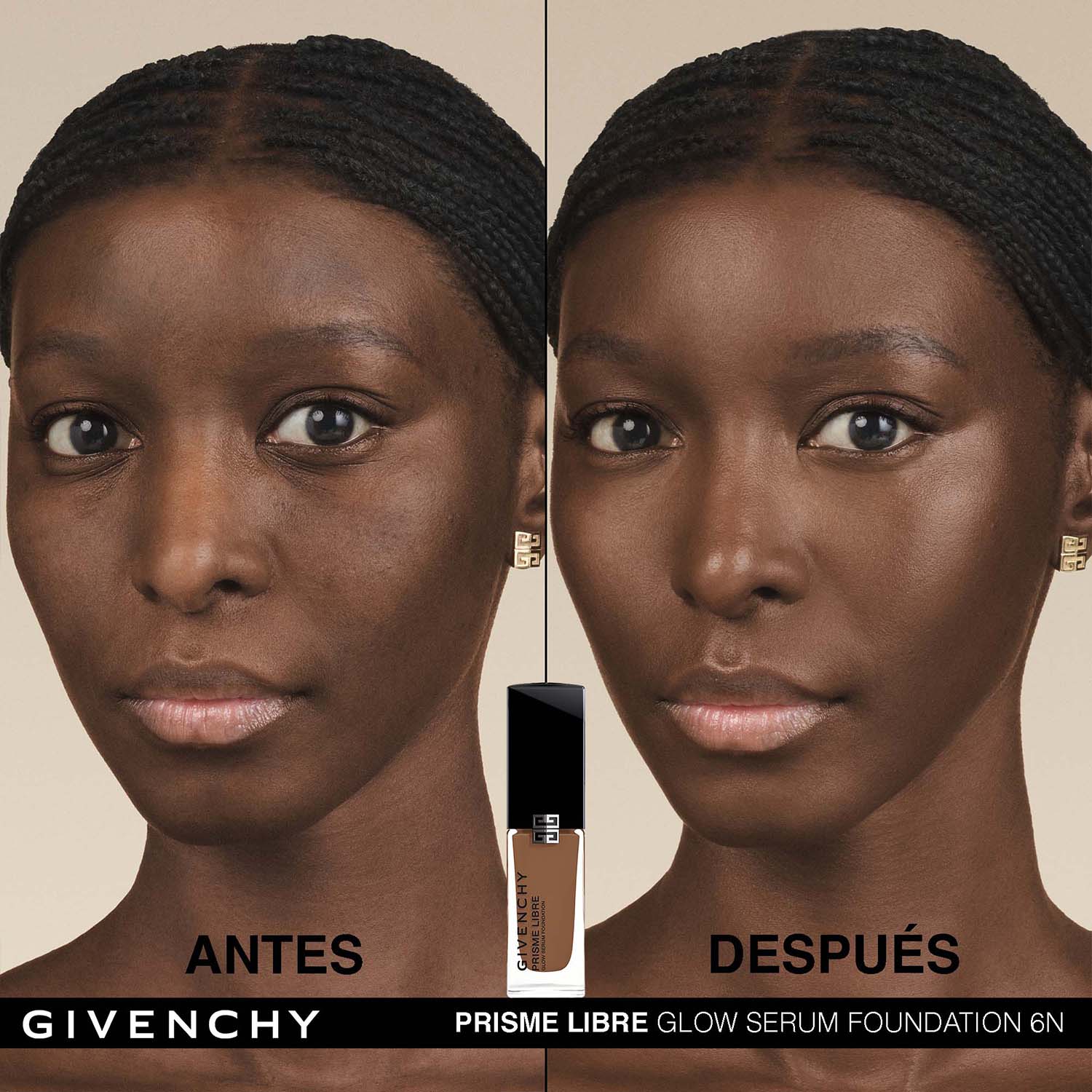 PRISME LIBRE GLOW SERUM FOUNDATION. BASE DE MAQUILLAJE EN SUERO QUE MEJORA LA PIEL, LUMINOSIDAD 24H E HIDRATACIÓN 48 H (BASE DE MAQUILLAJE EN SUERO)